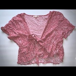 Pink top from pacsun